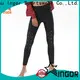 woman in see through yoga pants print with four needles six threads for girls 1