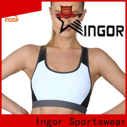 INGOR white bulk sports bras to enhance the capacity of sports at the gym 1