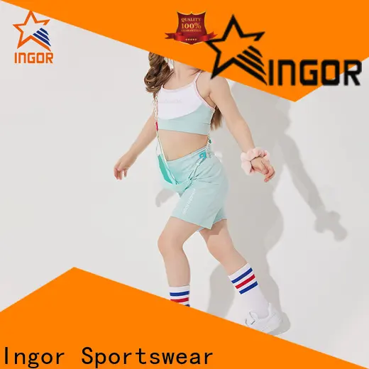 INGOR kids fitness clothes production for girls 1