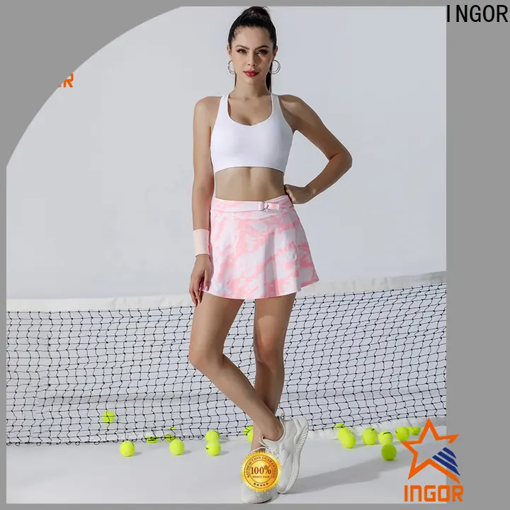 INGOR soft woman tennis shorts supplier at the gym 1