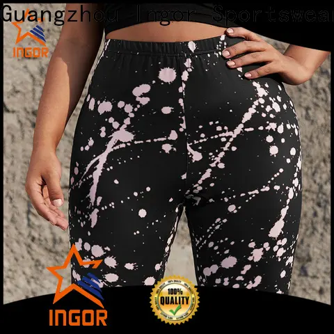 INGOR personalized women's sport shorts workshops for yoga 1