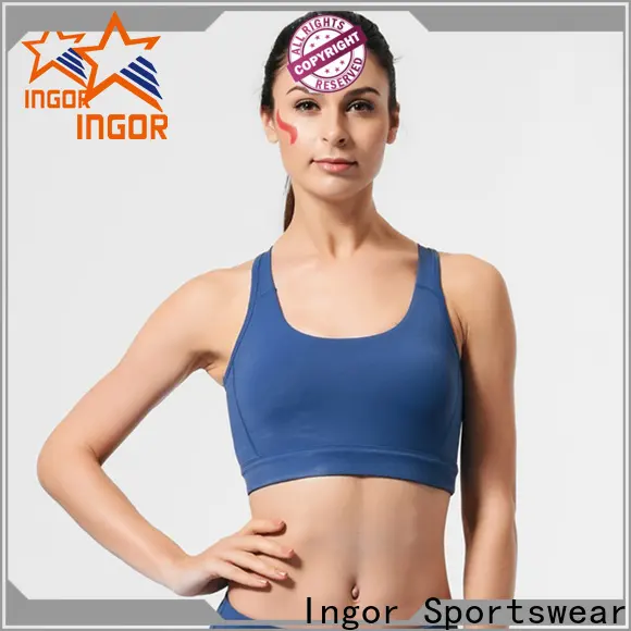 INGOR running cotton on sports bra to enhance the capacity of sports for sport 1