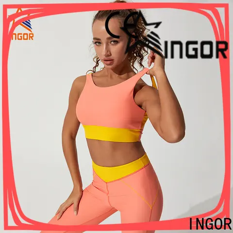INGOR custom one shoulder sports bra to enhance the capacity of sports for sport 1