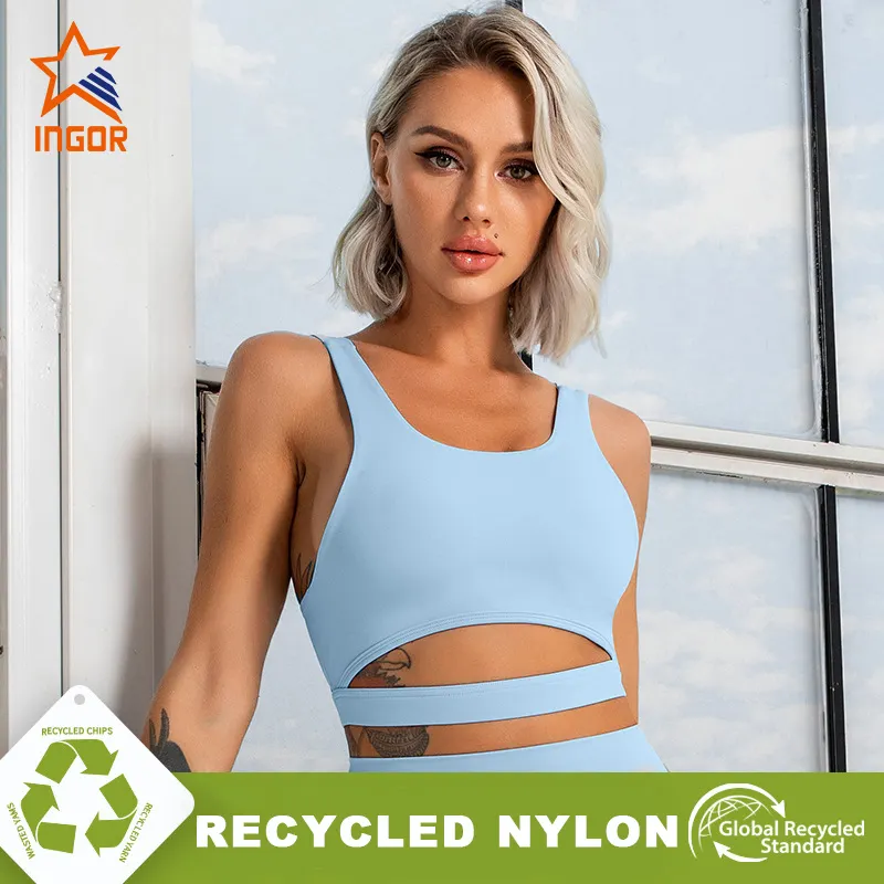 INGOR breathable yoga bra to enhance the capacity of sports for girls 5