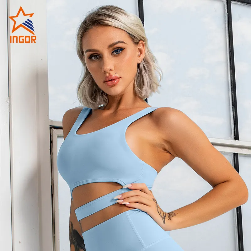 INGOR breathable yoga bra to enhance the capacity of sports for girls 2