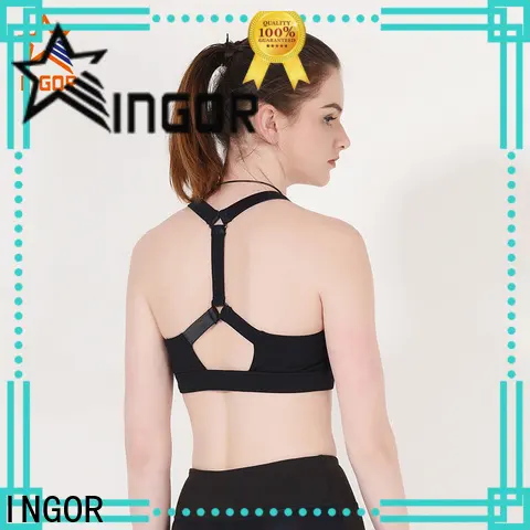 INGOR fashion crop top sports bra to enhance the capacity of sports for girls 1