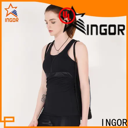 INGOR bulk yoga tops with racerback design at the gym 1