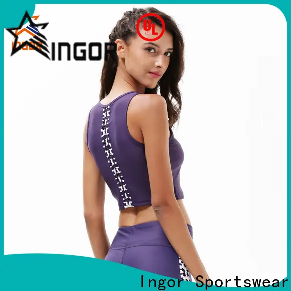 INGOR soft crop top sports bra to enhance the capacity of sports for women 1