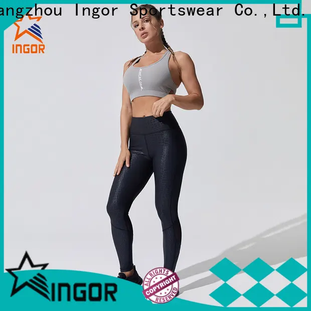 INGOR personalized cotton yoga clothes factory price for sport 1