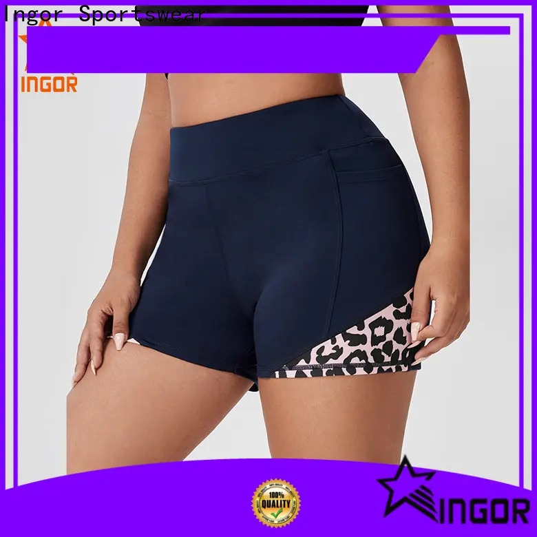 INGOR personalized women's tennis shorts with high quality for yoga 1