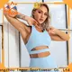 soft high impact sports bra longline with high quality for girls 1