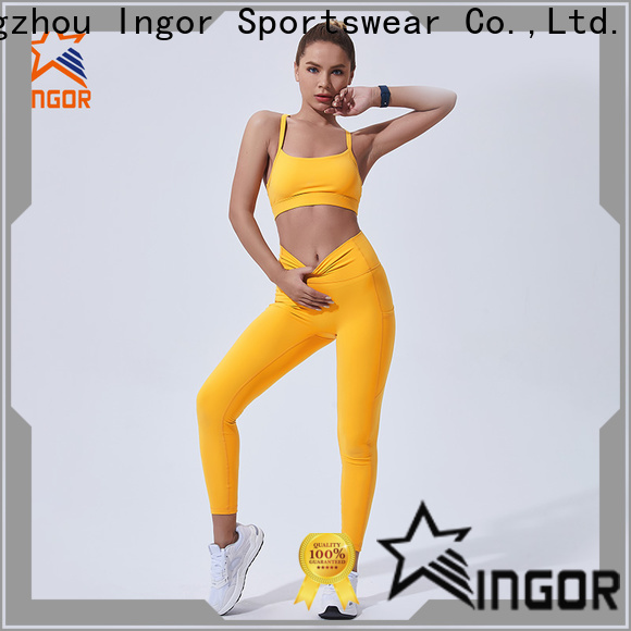 INGOR custom luxury yoga wear overseas market for gym 1