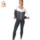 Ingorsports Custom Fitness Apparel Deep Scoop U Back Sports Bra With Reflective Tape Contrast Color & Loose Fit Cutting Jogger Pant Set With Two Side Pocket4 5