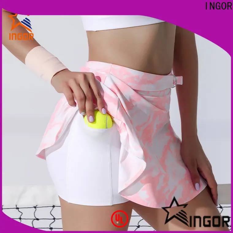 INGOR white running shorts for ladies 1