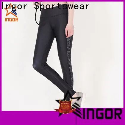 INGOR capri woman sports leggings with four needles six threads for sport 1