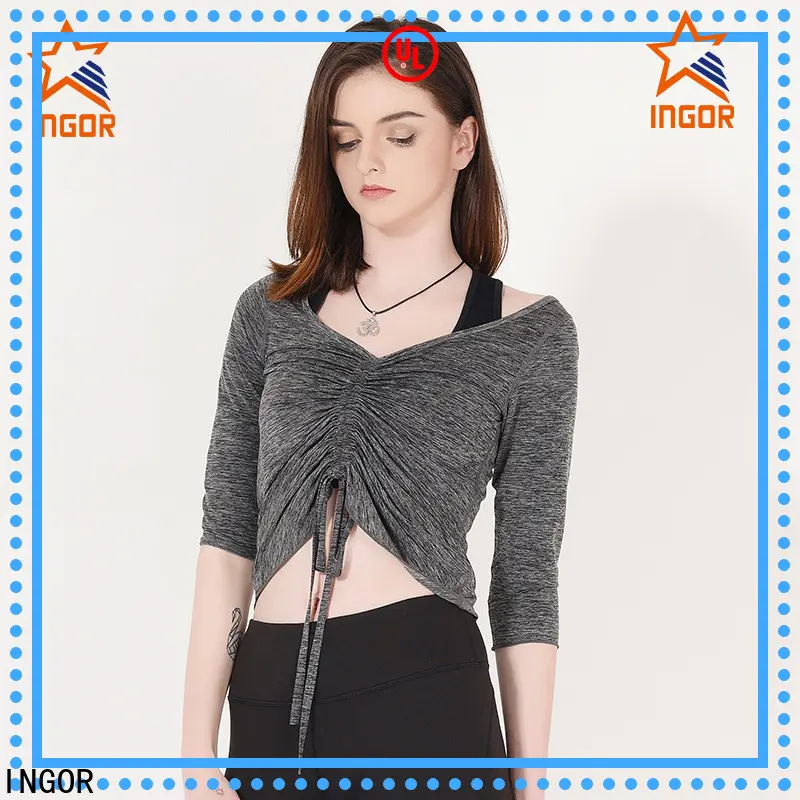 custom yoga tops workout with high quality for sport 1