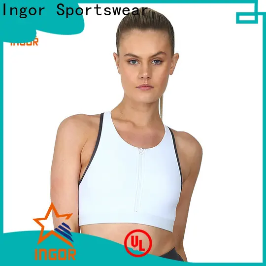 INGOR black compression sports bra on sale at the gym 1