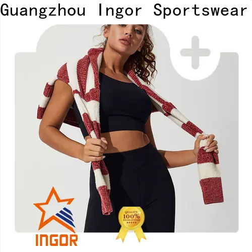 INGOR blue sports crop top with high quality for women 1
