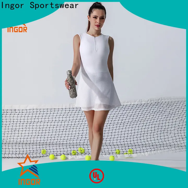 INGOR custom women's tennis outfits at the gym 1