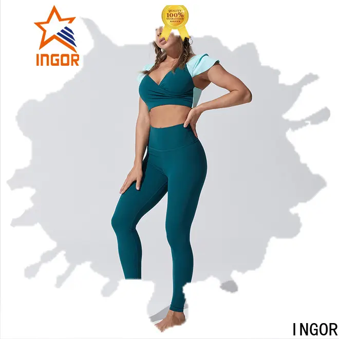 INGOR custom hot yoga gear bulk production for ladies 1