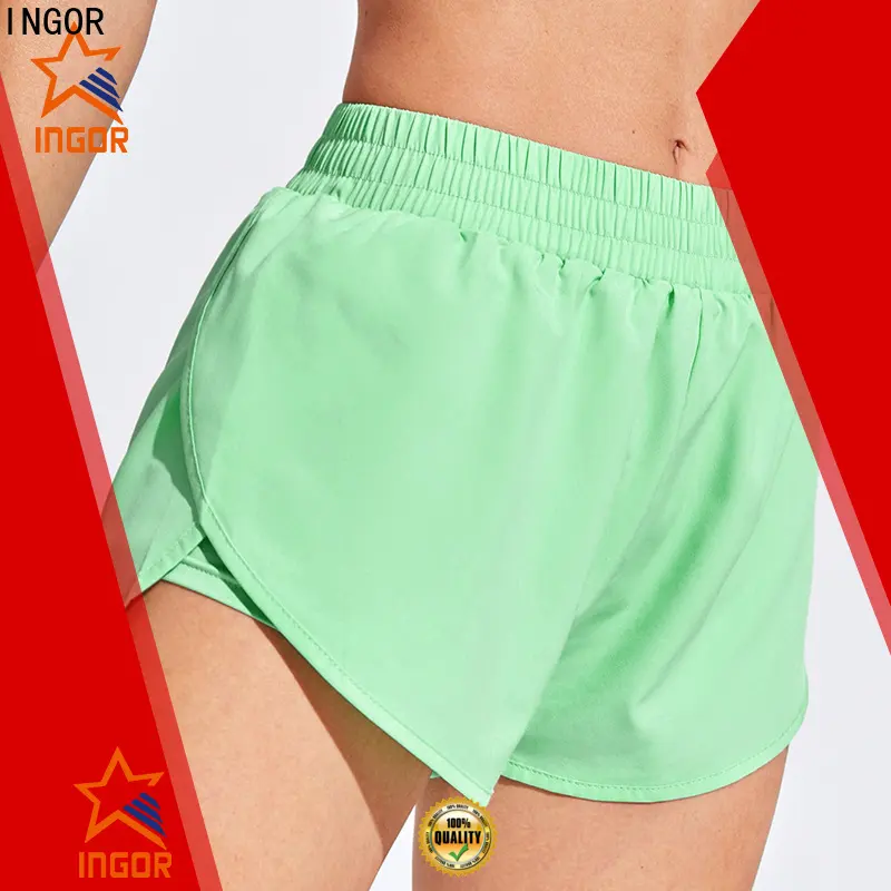 INGOR personalized women's athletic shorts marketing for yoga 1