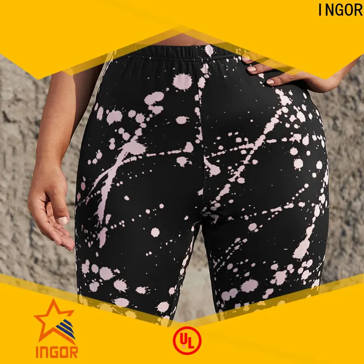 custom cotton cycling shorts womens at the gym 1