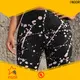 custom cotton cycling shorts womens at the gym 1