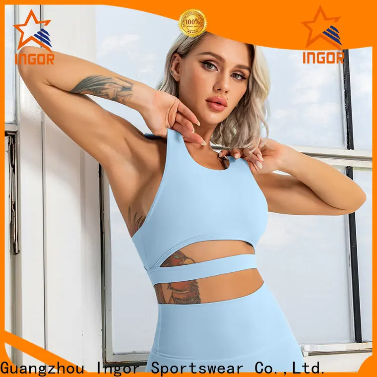 INGOR recycled fabric wholesale with high quality at the gym 1