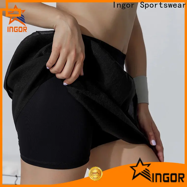 fashion women's compression shorts white with high quality at the gym 1