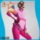 Ingorsports Custom Fitness Apparel Deep Scoop U Back Sports Bra With Reflective Tape Contrast Color & Loose Fit Cutting Jogger Pant Set With Two Side Pocket3 1