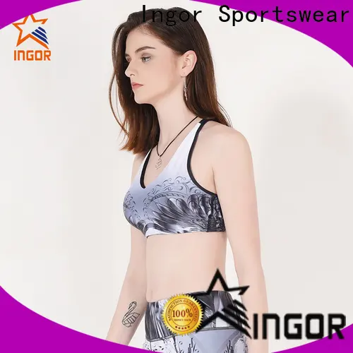 INGOR breathable sports crop top to enhance the capacity of sports for ladies 1