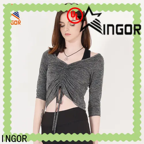 INGOR lycra yoga tops with high quality for women 1