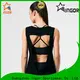 custom crop tank criss with racerback design for yoga 1