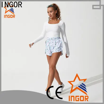 INGOR high quality organic cotton yoga wear factory price for gym 1