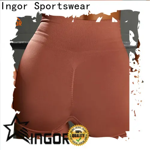 INGOR personalized running shorts marketing at the gym 1