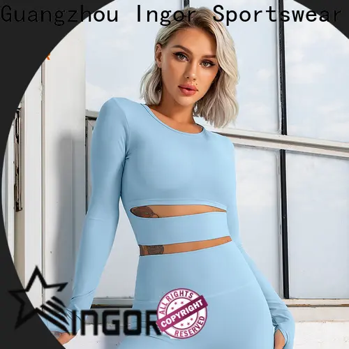 INGOR lycra yoga tops with high quality at the gym 1