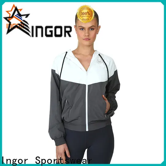 Ingorsports Custom Fitness Apparel Deep Scoop U Back Sports Bra With Reflective Tape Contrast Color & Loose Fit Cutting Jogger Pant Set With Two Side Pocket4 1