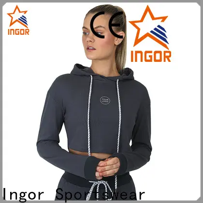 Ingorsports Custom Fitness Apparel Deep Scoop U Back Sports Bra With Reflective Tape Contrast Color & Loose Fit Cutting Jogger Pant Set With Two Side Pocket5 1