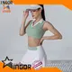 INGOR ladies one shoulder sports bra with high quality for women 1