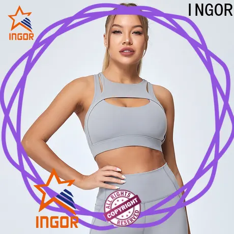 INGOR quality one shoulder sports bra to enhance the capacity of sports at the gym 1