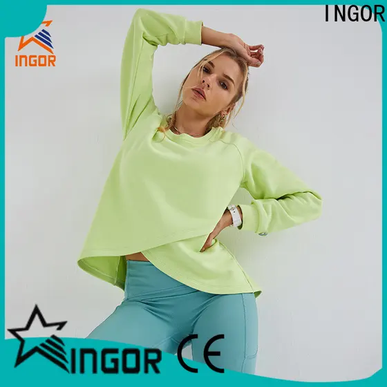 Ingorsports Custom Fitness Apparel Deep Scoop U Back Sports Bra With Reflective Tape Contrast Color & Loose Fit Cutting Jogger Pant Set With Two Side Pocket7 1