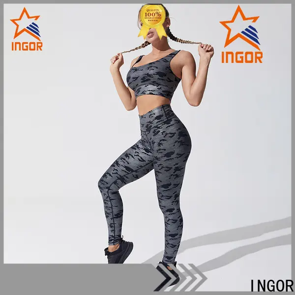 INGOR personalized yoga outfit brand bulk production for ladies 1