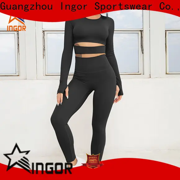 INGOR soft recycled fabric wholesale to enhance the capacity of sports for ladies 1
