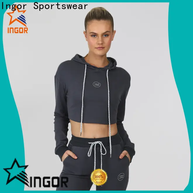 Ingorsports Custom Fitness Apparel Deep Scoop U Back Sports Bra With Reflective Tape Contrast Color & Loose Fit Cutting Jogger Pant Set With Two Side Pocket8 1
