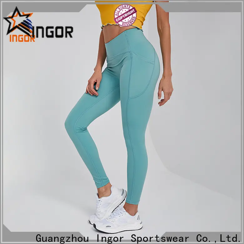 INGOR fitness women's skin tight yoga pants with high quality for women 1