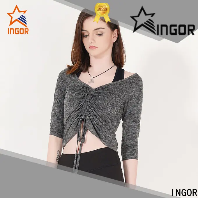 custom yoga tops plain with high quality for ladies 1