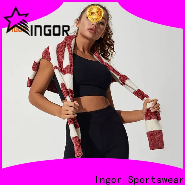 INGOR impact cotton on sports bra with high quality at the gym 1