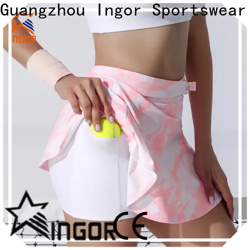 INGOR SPORTWEAR workout women's tennis shorts marketing for yoga 1