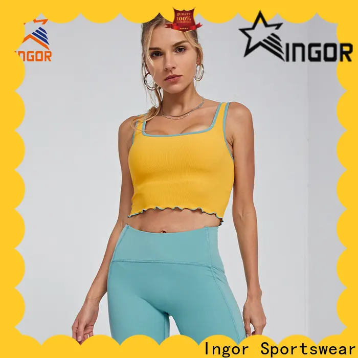 custom crop top bras yoga with high quality for ladies 1