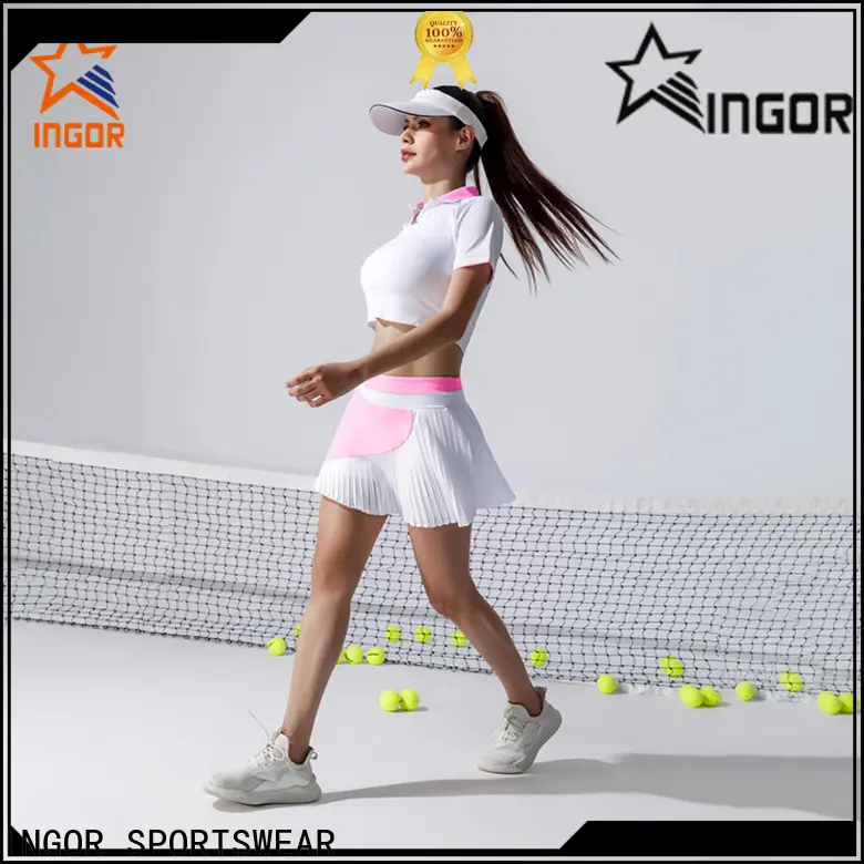 INGOR SPORTSWEAR fashion women's tennis outfits supplier for girls 1